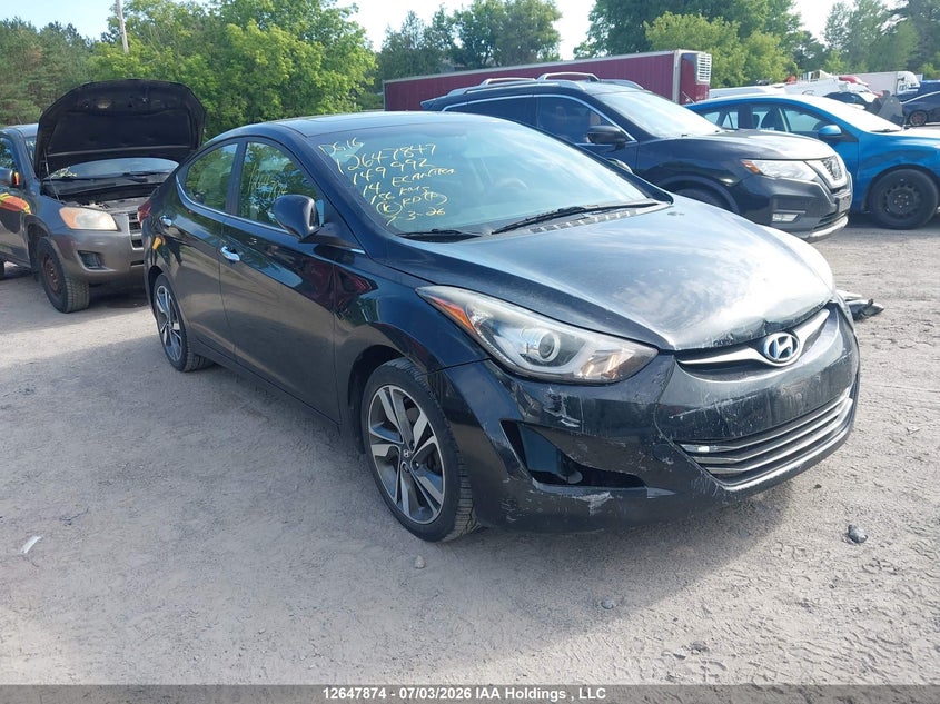 Vin: kmhdh4ah7eu149992, lot: 3049348, hyundai elantra se/sport/limited 2014 img_1