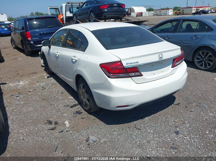 Vin: 2hgfb2f40fh008597, lot: 3049355, honda civic lx 20153