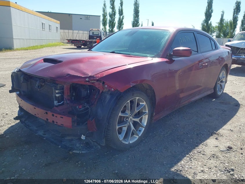 2021 Dodge Charger, Front, IAAI, VIN 2C3CDXHG7MH515207 — photo 2
