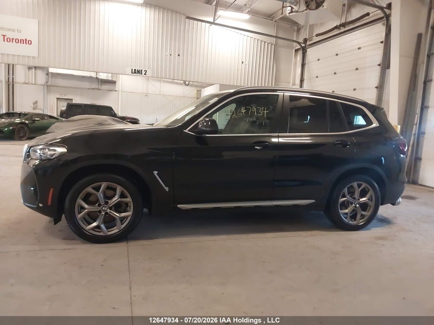 2023 BMW X3 xDrive30I VIN: 5UX53DP07P9R69938 Lot: 12647934