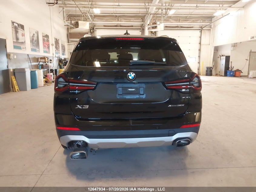 2023 BMW X3 xDrive30I VIN: 5UX53DP07P9R69938 Lot: 12647934