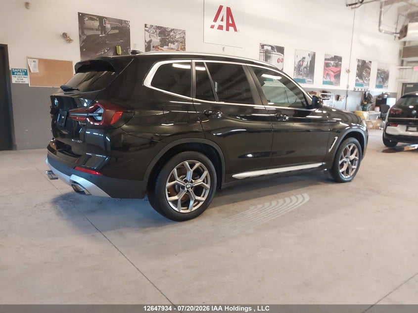 2023 BMW X3 xDrive30I VIN: 5UX53DP07P9R69938 Lot: 12647934