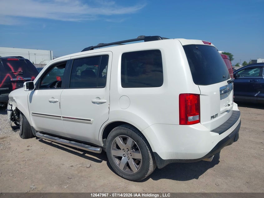Vin: 5fnyf4h97eb502928, lot: 3049444, honda pilot touring 20143