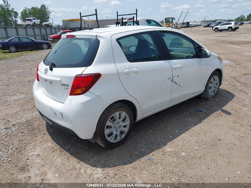 Vin: vnkktud37ha081734, lot: 3049518, toyota yaris l/le/se 20174