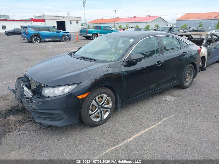 Vin: 2hgfc2e26hh019748, lot: 3049540, honda civic dx 20172