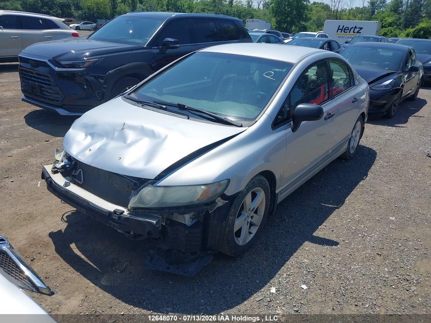 2010 Honda Civic, Front, IAAI, VIN 2HGFA1F45AH026048 — photo 2