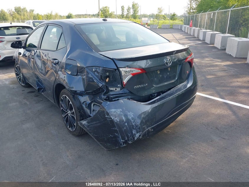 Vin: 2t1burhe9gc726943, lot: 3049594, toyota corolla s 20163