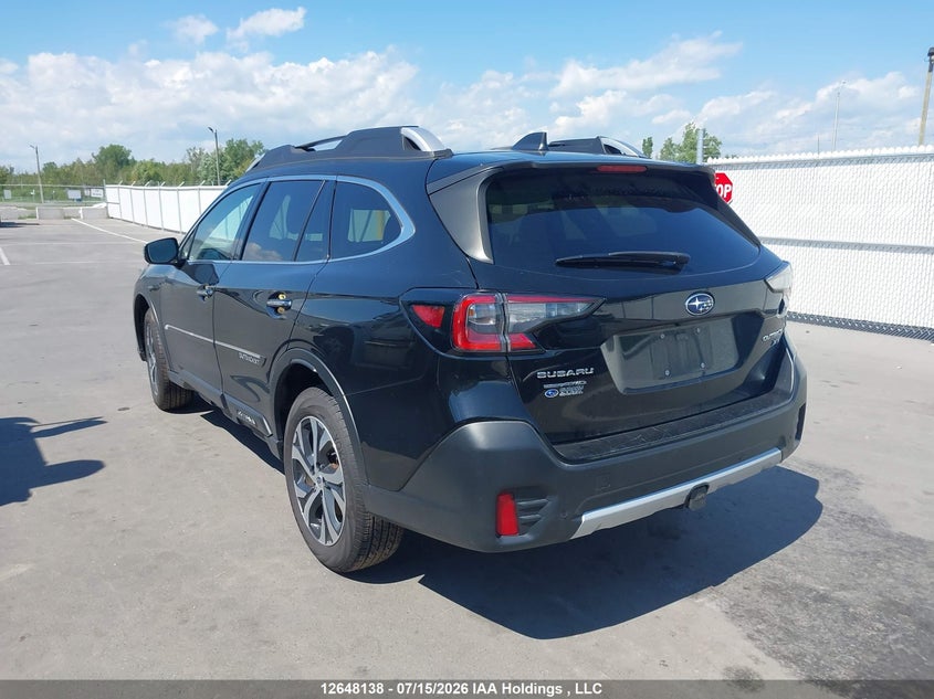 Vin: 4s4bthpd8n3125899, lot: 3049641, subaru legacy outback 20223