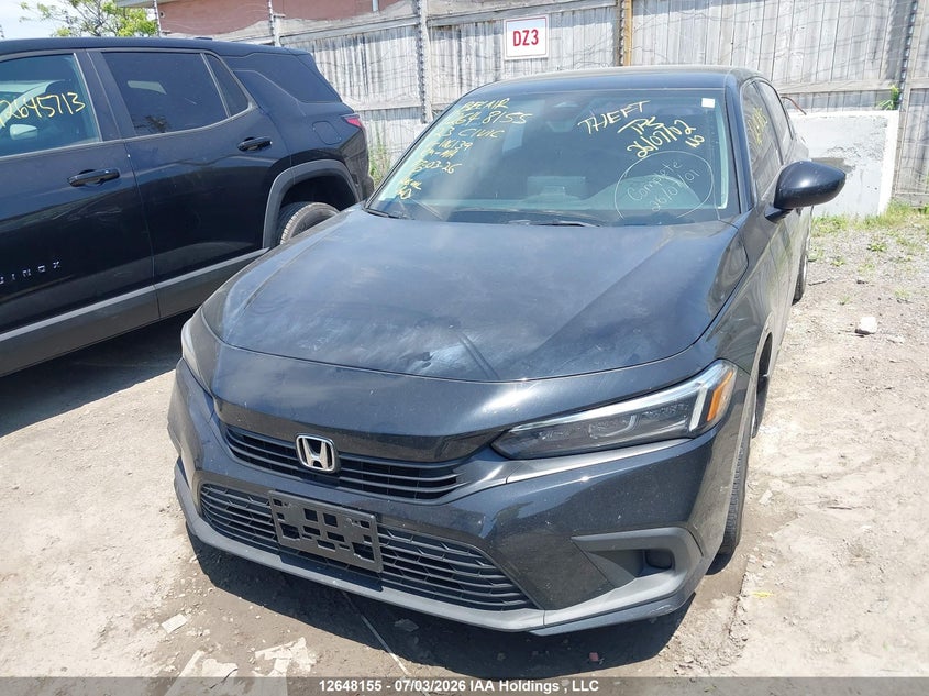 Vin: 2hgfe2f21ph106139, lot: 3049658, honda civic 20232