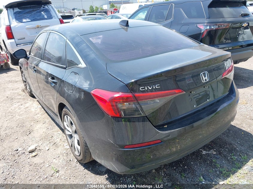 Vin: 2hgfe2f21ph106139, lot: 3049658, honda civic 20233