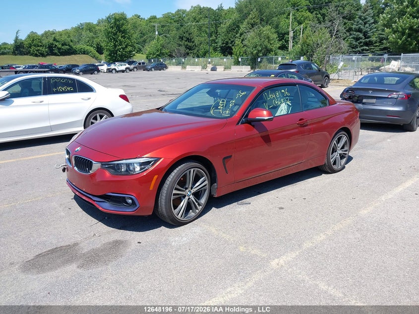 2018 BMW 4er, Затоплення, IAAI, VIN WBA4Z3C51JEC56832 — фото 2