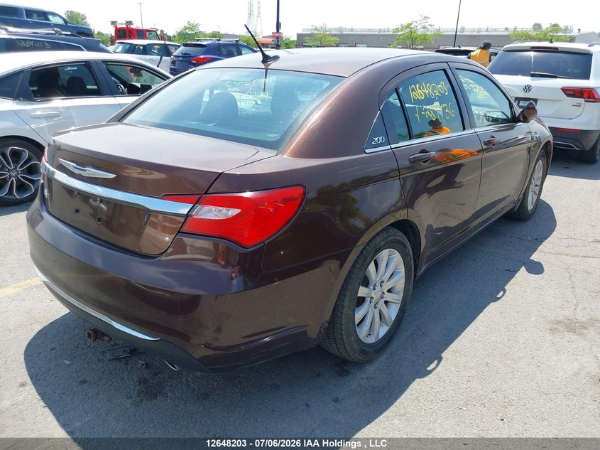 Vin: 1c3ccbbg3cn289736, lot: 3049706, chrysler 200 touring 20124