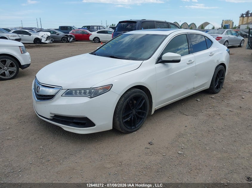 2015 Acura TLX, Left Side, IAAI, VIN 19UUB2F50FA800571 — photo 2