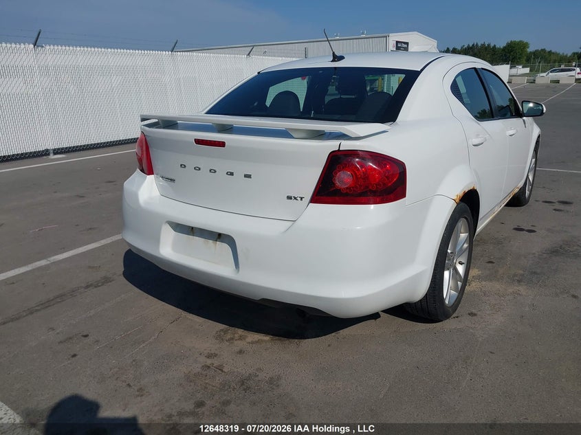 Vin: 1c3cdzcbxdn502305, lot: 3049827, dodge avenger 20134