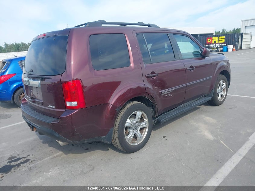 Vin: 5fnyf4h45eb502348, lot: 3049839, honda pilot ex 20144