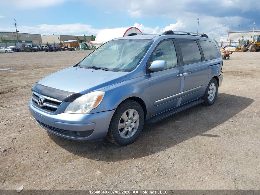 2008 Hyundai Entourage, Rear, IAAI, VIN KNDMC233886044816 — photo 2