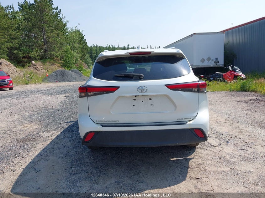 2022 Toyota Highlander Xle VIN: 5TDGZRBH5NS168524 Lot: 12648346