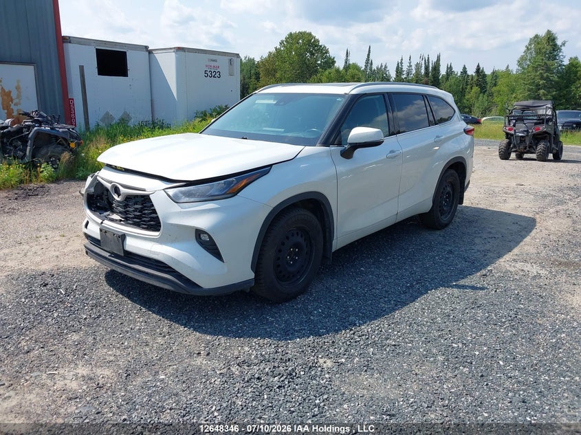 2022 Toyota Highlander Xle VIN: 5TDGZRBH5NS168524 Lot: 12648346