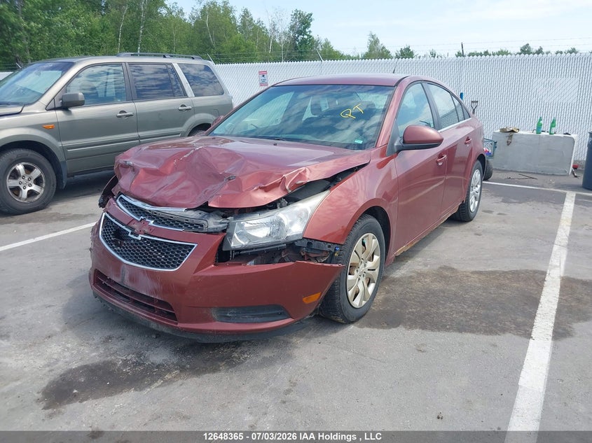 2012 Chevrolet Cruze, Удар спереди, IAAI, VIN 1G1PF5SC2C7292451 — фото 2
