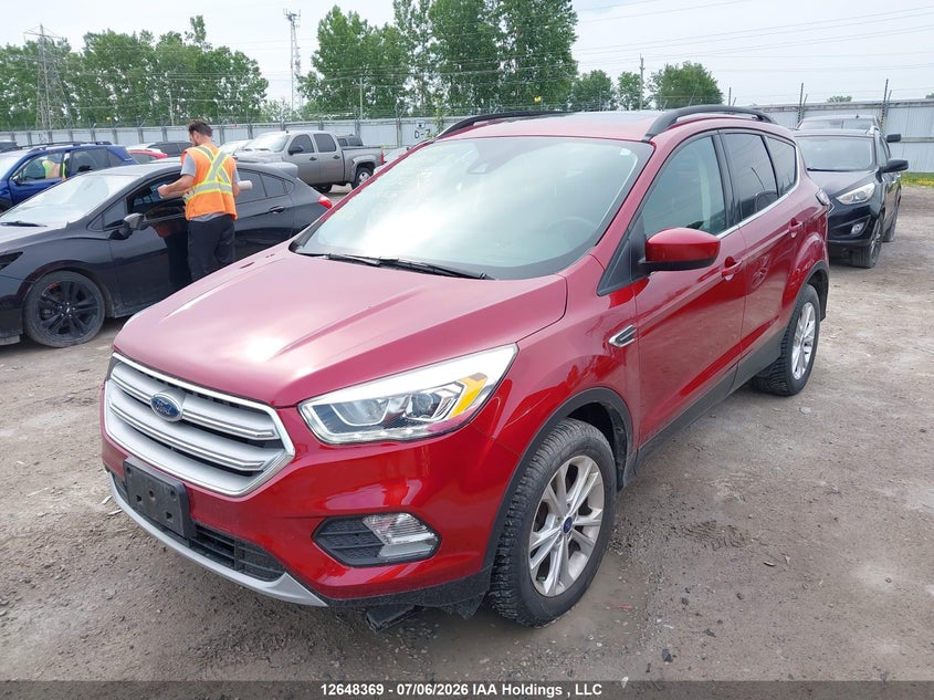 Vin: 1fmcu9hd1juc72401, lot: 3049878, ford escape sel 20182