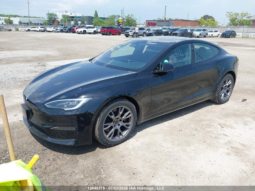 2022 Tesla Model S, Repossession, IAAI, VIN 5YJSA1E51NF480557 — photo 2