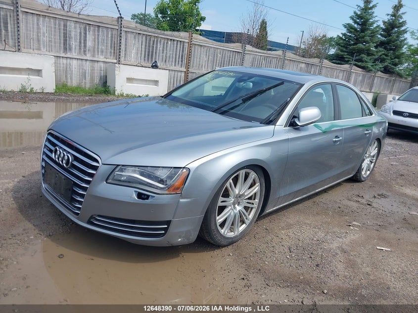 2013 Audi A8, Charity, IAAI, VIN WAUAGAFD8DN000723 — photo 2