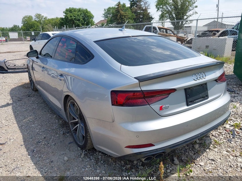 Vin: wauc4cf53ja130420, lot: 3049907, audi s5 prestige 20183