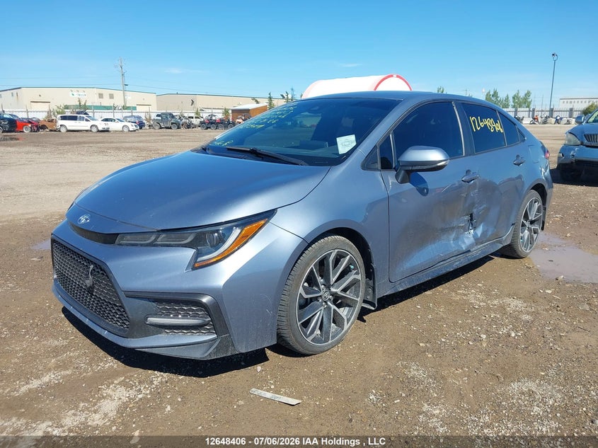2020 Toyota Corolla, Лівий бік, IAAI, VIN 5YFB4RBE3LP044823 — фото 2