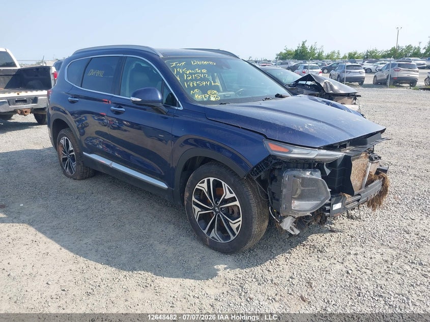 2019 Hyundai Santa Fe Ultimate 2.0, Удар спереди, IAAI, VIN 5NMS5CAA6KH121542