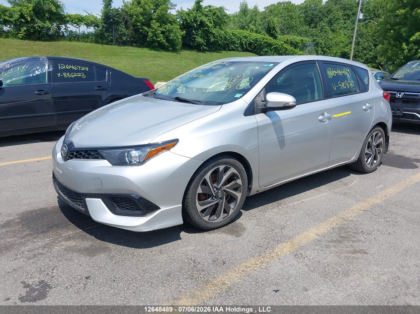 2016 Scion iM, Затопление, IAAI, VIN JTNKARJE9GJ510870 — фото 2