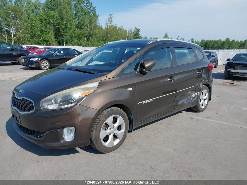 Vin: knaht8a30e7018396, lot: 3050038, kia rondo 20142
