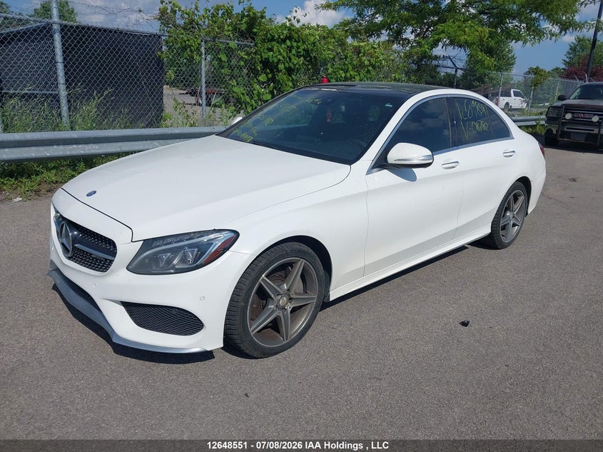 Vin: 55swf6gb5fu087812, lot: 3050066, mercedes-benz c 400 4matic 20152