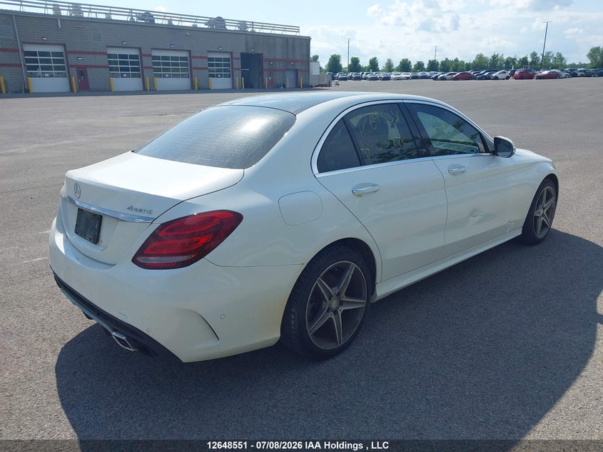 Vin: 55swf6gb5fu087812, lot: 3050066, mercedes-benz c 400 4matic 20154