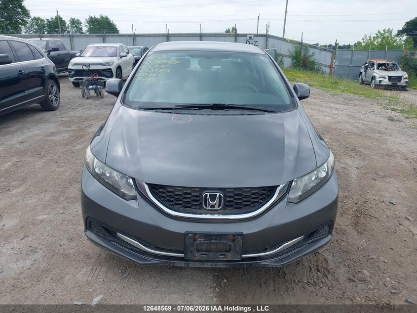2013 HONDA CIVIC SEDAN 1.8L I-4 VVT, 140HP