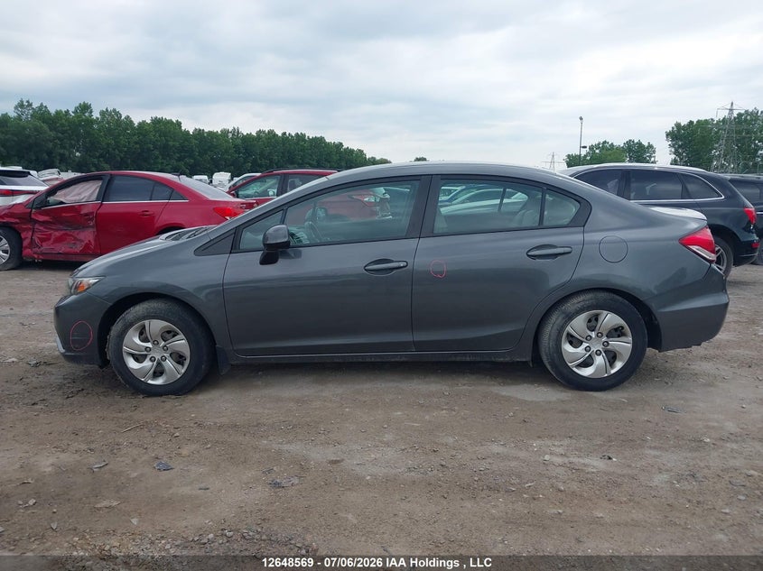 2013 HONDA CIVIC SEDAN 1.8L I-4 VVT, 140HP
