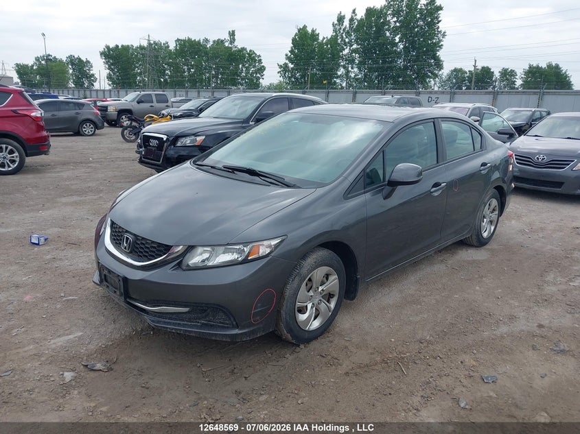 2013 HONDA CIVIC SEDAN 1.8L I-4 VVT, 140HP