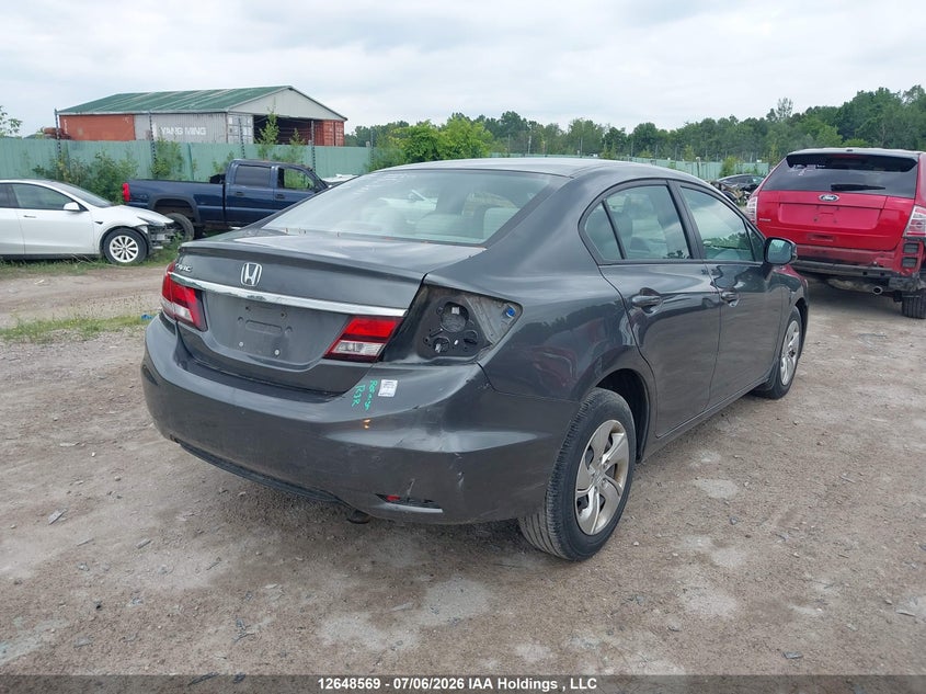 2013 HONDA CIVIC SEDAN 1.8L I-4 VVT, 140HP