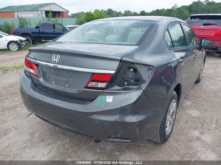 2013 HONDA CIVIC SEDAN 1.8L I-4 VVT, 140HP