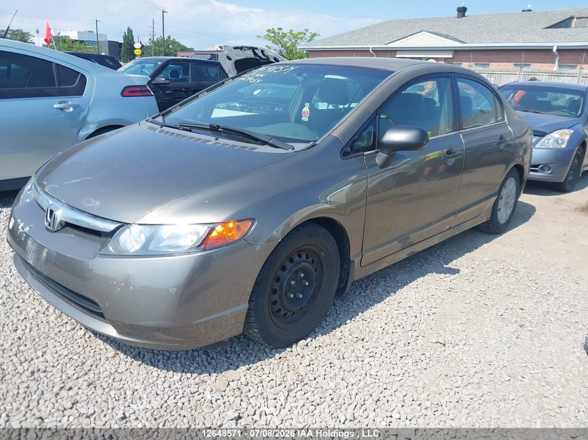 2006 Honda Civic, Front, IAAI, VIN 2HGFA16336H024054 — photo 2