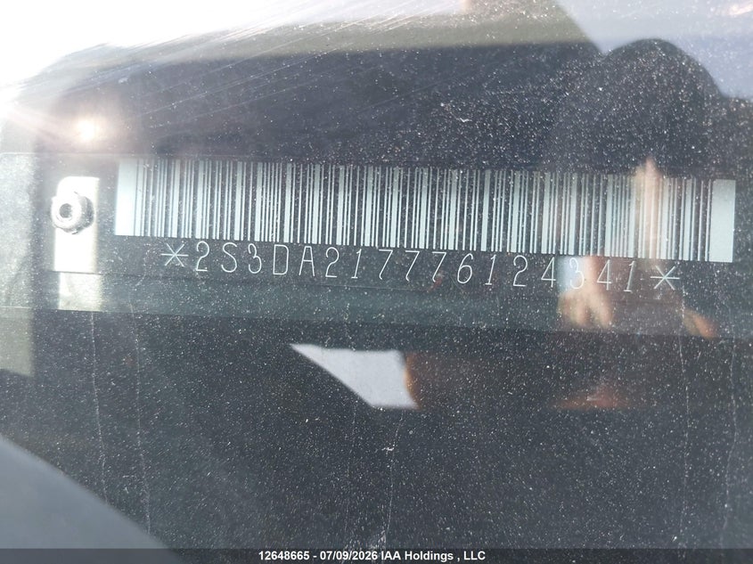2007 Suzuki Xl7 Jx VIN: 2S3DA217776124341 Lot: 12648665