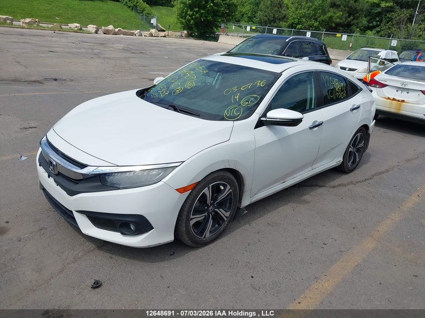 2016 Honda Civic, Удар сзади, IAAI, VIN 2HGFC1F94GH115303 — фото 2