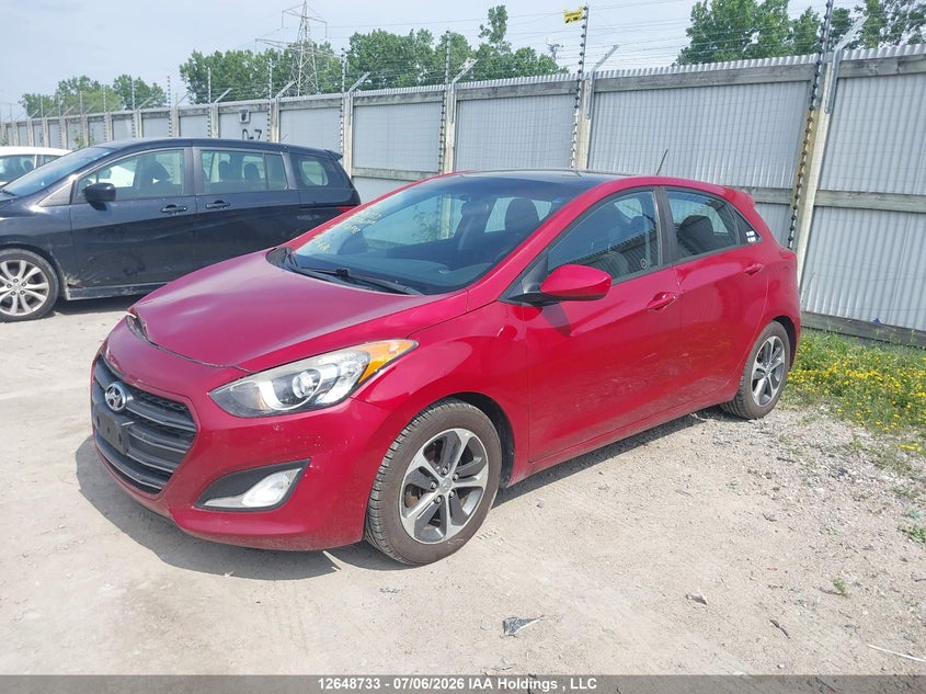 2017 Hyundai Elantra Gt, Удар спереду, IAAI, VIN KMHD35LH8HU381992 — фото 2