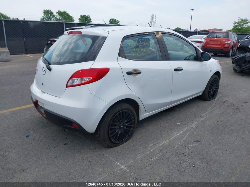 Vin: jm1de1hy0b0119902, lot: 3050275, mazda mazda2 20114