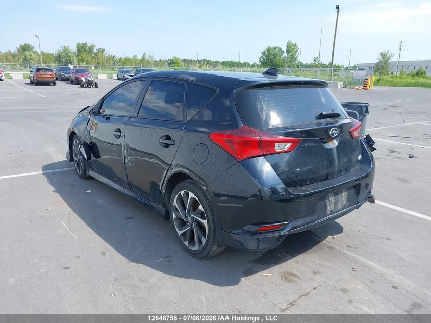 Vin: jtnkarje6gj504945, lot: 3050288, toyota scion im 20163