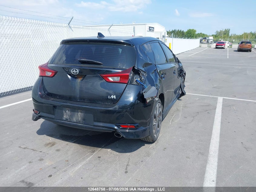 Vin: jtnkarje6gj504945, lot: 3050288, toyota scion im 20164