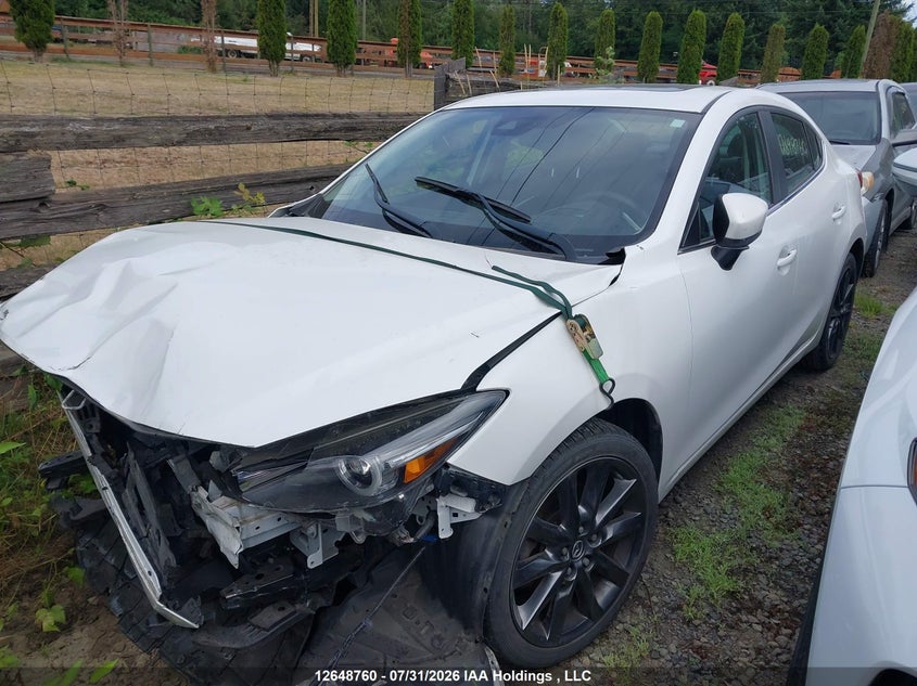 Vin: 3mzbn16fgjm167262, lot: 3050290, mazda 3 grand touring 20182