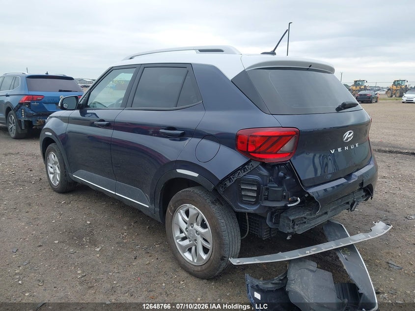 Vin: kmhrc8a38ru290639, lot: 3050296, hyundai venue sel/limited 20243