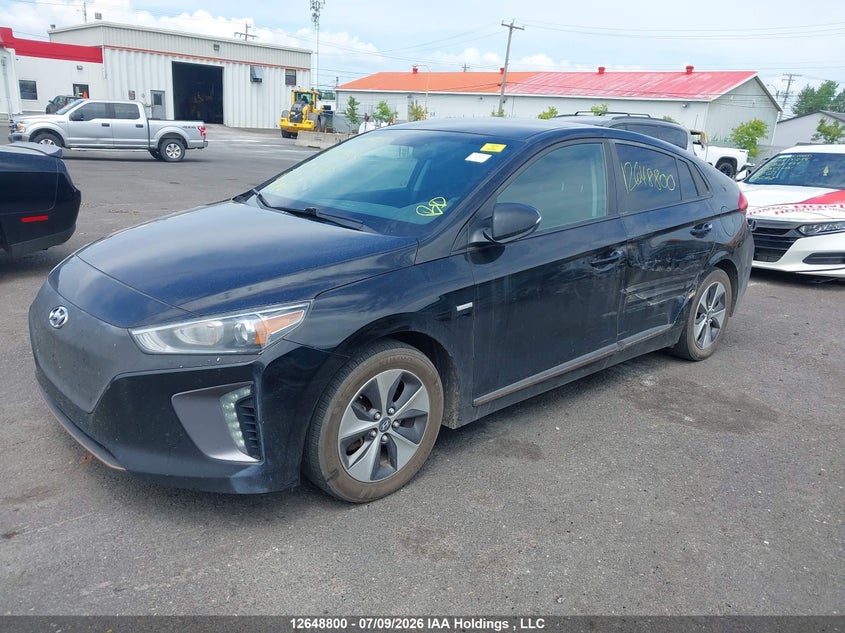 2017 Hyundai Ioniq Ev Limited, Левый бок, IAAI, VIN KMHC85LH7HU020587 — фото 2
