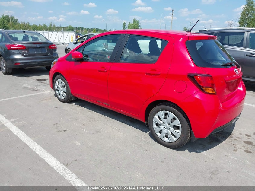 Vin: vnkktud32ha072245, lot: 3050357, toyota yaris le 20173