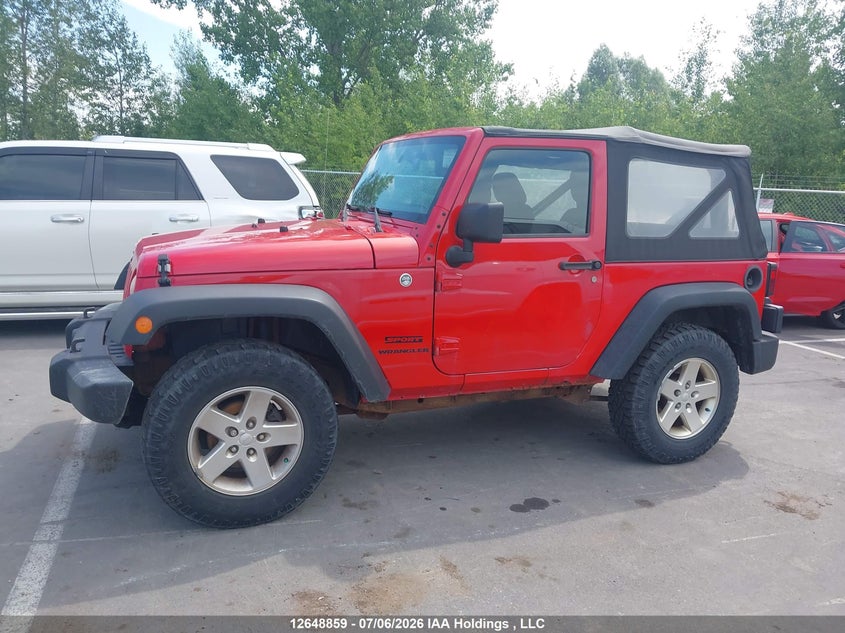 2014 Jeep Wrangler VIN: 1C4AJWAG1EL101506 Lot: 12648859